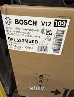Bosch BFL523MB0B 800W Built-in Solo Microwave Black