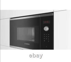 Bosch BFL523MS0B Series 4 20L Built-In 800W Microwave Stainless Steel NEW