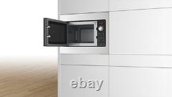 Bosch BFL523MS0B Series 4 20L Built-In 800W Microwave Stainless Steel NEW