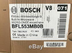 Bosch BFL553MB0B Serie 4 900 Watt Built In Microwave Black
