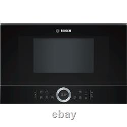 Bosch BFL634GB1B Serie 8 21L 900W Built-in Microwave Oven Black