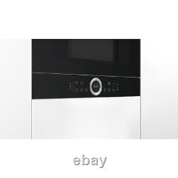 Bosch BFL634GB1B Serie 8 21L 900W Built-in Microwave Oven Black