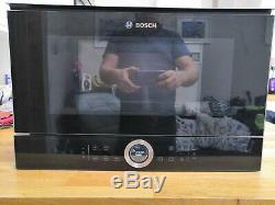 Bosch BFL634GB1B Serie 8 21L 900W Built-in Microwave Oven With Left H BFL634GB1B