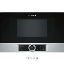 Bosch BFL634GS1B Serie 8 21L 900W Built-in Microwave Stainless Steel