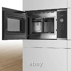 Bosch Built-In Microwave Oven Serie 6 Black Stainless Steel BFL554MS0B 25L