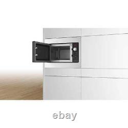 Bosch Built-in Microwave 800W 20L Stainless Steel BFL523MS3B Customer Return
