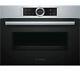 Bosch Cfa634gs1b Serie 8 Stainless Steel Built-in Microwave (m129)