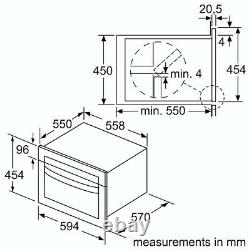 Bosch CMA583MS0B Built In Combination Microwave TATTY BOX BRAND NEW