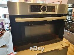 Bosch CMG633BS1B Serie 8 Built-in Combination Microwave Oven, Stainless Steel