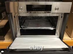 Bosch Cma585gs0b Serie 6 Compact Combi Oven Microwave With Fan+grill S/steel