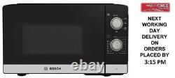 Bosch FFL020MS2B 20 Litres 800w 5 Power Level Black Microwave + 2 Year Warranty