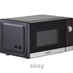 Bosch FFL023MS2B 800 Watt 20 Litres Free Standing Microwave Black / Stainless