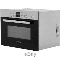 Bosch HBC84H501B Serie 6 900 Watt Microwave Built In Brushed Steel New from AO