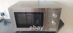 Bosch HMT72M450B Brushed Steel 800 Watt Microwave -Used/ Perfect Condition/Boxed