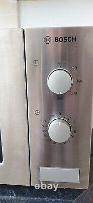 Bosch HMT72M450B Brushed Steel 800 Watt Microwave -Used/ Perfect Condition/Boxed