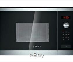 Bosch HMT75m654B Built In Stainless Steel & Black Glass Microwave Oven