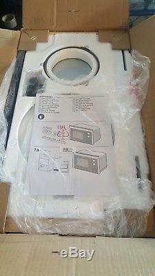 Bosch HMT75m654B Built In Stainless Steel & Black Glass Microwave Oven