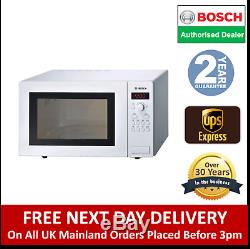 Bosch HMT84M421B 25L 900W Microwave in White 2 Year Warranty