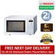 Bosch Hmt84m421b 25l 900w Microwave In White 2 Year Warranty