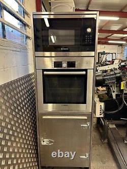 Bosch Microwave & Oven With Stainless Steel Kitchen Unit