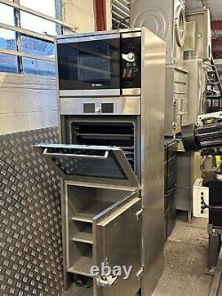 Bosch Microwave & Oven With Stainless Steel Kitchen Unit