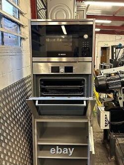 Bosch Microwave & Oven With Stainless Steel Kitchen Unit