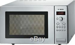 Bosch Serie 2 HMT84M451B 25L 900W Microwave in Brushed Steel 2 Year Warranty