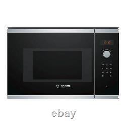 Bosch Serie 4 BEL523MS0B Built-in 20 Litre Microwave with Grill, Stainless Steel