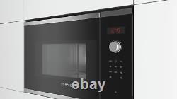 Bosch Serie 4 BEL523MS0B Built-in 20 Litre Microwave with Grill, Stainless Steel