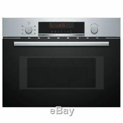 Bosch Serie 4 CMA583MS0B Stainless Steel Built-in Compact Combi Microwave Oven