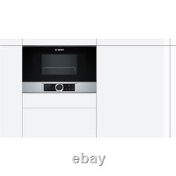 Bosch Serie 8 21L 900W Built-in Microwave with Grill Stainless Steel