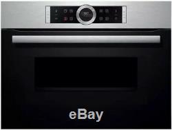 Bosch Serie 8 CMG633BS1-Compact Oven with Microwave Built in 45L
