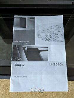 Bosch Series 6 Built-in 44L Combination Microwave Oven Stainless Steel