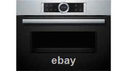 Bosch Series 8 CFA634GS1B Built-In Microwave Oven, Silver RRP £599.00