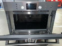Bosch compact microwave combination oven HBC84E653B brushed steel. Used
