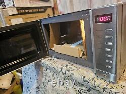 Breville BRSMB2016 20L 800W Sliver Digital Solo Microwave with 5 Power Levels