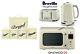 Breville Cream Kettle And Toaster With Daewoo Microwave & 5 Piece Canister Set