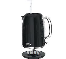 Breville Impressions Black Kettle and Toaster Set & Daewoo Microwave & Canisters