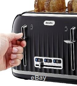 Breville Impressions Black Kettle and Toaster Set & Daewoo Retro Microwave New