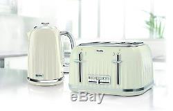 Breville Impressions Cream Kettle and Toaster Set & Daewoo Retro Microwave New