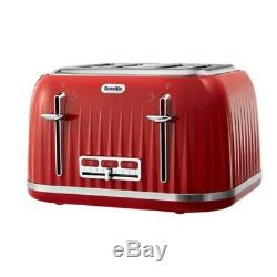 Breville Impressions Kettle and Toaster Set & Russell Hobbs Microwave Red New