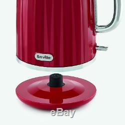 Breville Impressions Kettle and Toaster Set & Russell Hobbs Microwave Red New