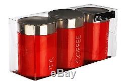 Breville Impressions Red Kettle and Toaster & Retro Microwave & Canisters New