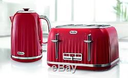 Breville Impressions Red Kettle and Toaster Set & Daewoo Retro Microwave New