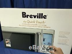 Breville the Quick Touch 1.2 Cu. Ft. Mid-Size Microwave withSmart Settings 1100w