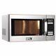 Buffalo Commercial Microwave Oven 1100w Stainless Steel Silver Manufacturerefurb