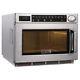Buffalo Programmable Commercial Microwave Oven 1500w Stainless Steel Silver
