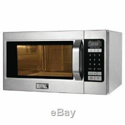Buffalo Programmable Commercial Microwave Oven Easy to Clean 1.1kW 26L