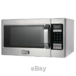 Buffalo Programmable Commercial Microwave Oven Easy to Clean 1.1kW 26L