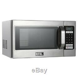 Buffalo Programmable Commercial Microwave Oven Easy to Clean 1.1kW 26L
